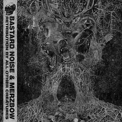 Bastard Noise / Merzbow - Retribution By All Other Creature 2xLP (image for) Bastard Noise / Merzbow - Retribution By All Other Creature 2xLP