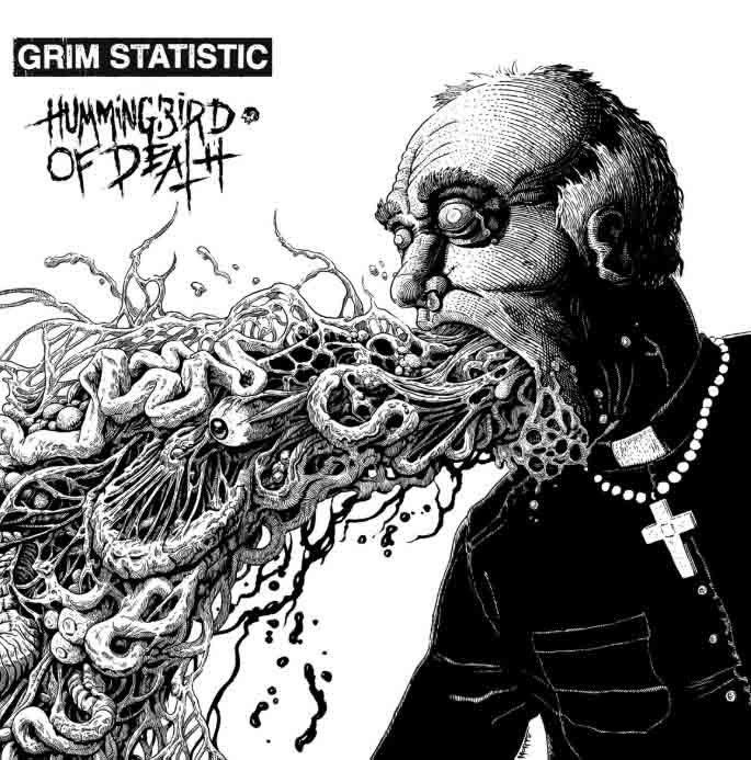 Grim Statistic / Hummingbird Of Death - split 7" (image for) Grim Statistic / Hummingbird Of Death - split 7"