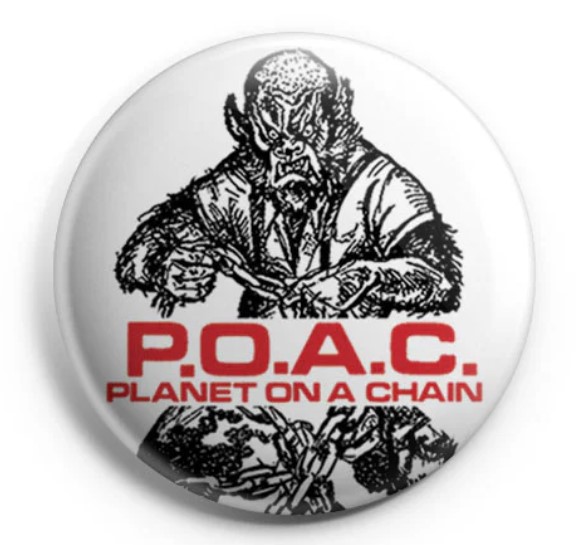 Planet On A Chain - Werewolf button (image for) Planet On A Chain - Werewolf button