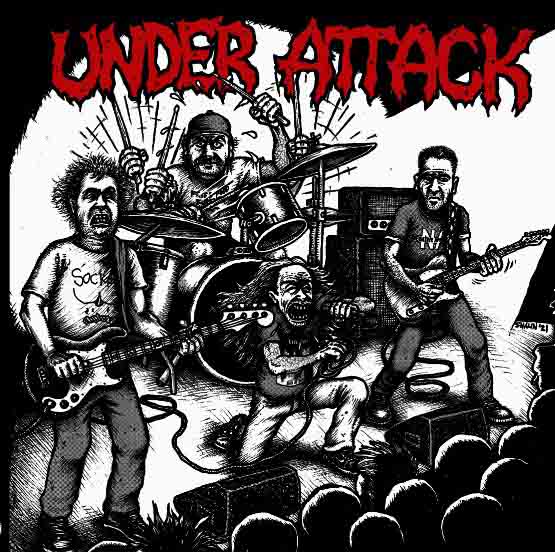 Under Attack - s/t 7" (black vinyl) (image for) Under Attack - s/t 7" (black vinyl)