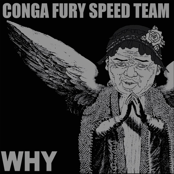 Conga Fury / Shitstorm - split 7" (clear vinyl) (image for) Conga Fury / Shitstorm - split 7" (clear vinyl)