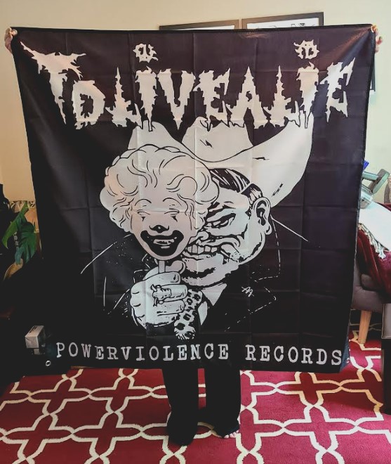 To Live A Lie - Rid The Cancer 48"x48" banner (image for) To Live A Lie - Rid The Cancer 48"x48" banner