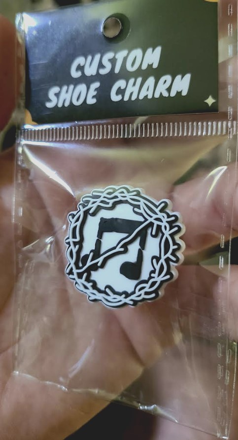 To Live A Lie - Godlines Shoe Charm (image for) To Live A Lie - Godlines Shoe Charm