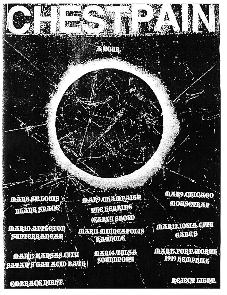 Chest Pain - March 2013 Tour
