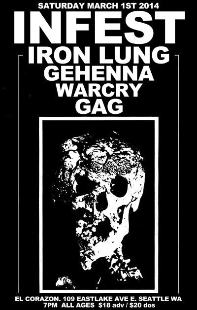 Infest - Live Show Review 3/1/2014
