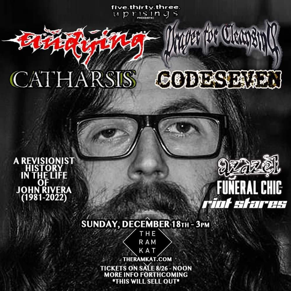 Benefit show for John Rivera