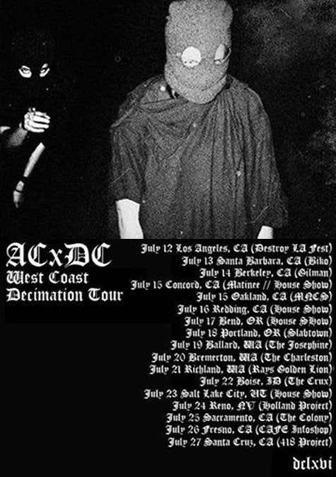ACxDC - West Coast Decimination Tour 2013