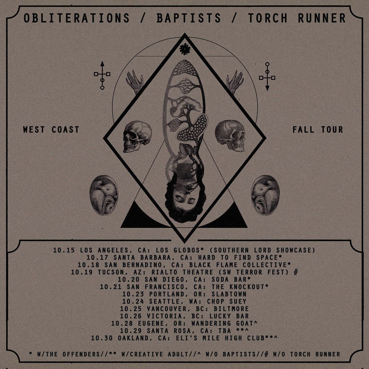 Torch Runner - Fall 2014 West Coast/Canada Tour