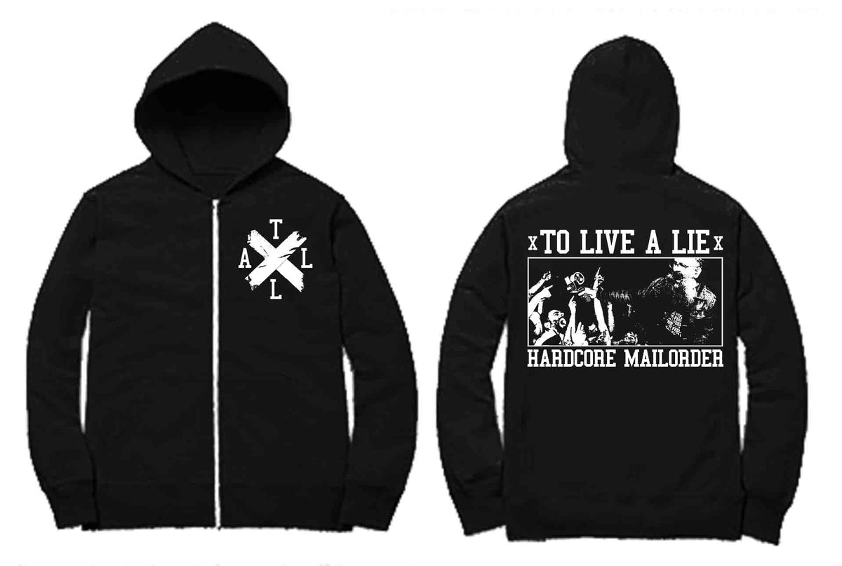 To Live A Lie Records - Hardcore Mailorder Zip Hoodie