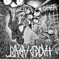 Hacked Apart / Sulfuric Cautery - Split 7" (red vinyl)