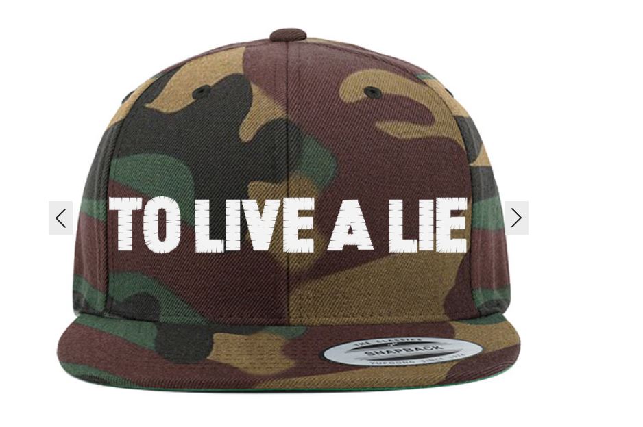 To Live A Lie - Camo Snapback