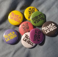 To Live A Lie - Minor Threat button