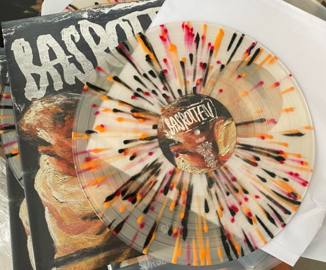 Bas Rotten - Surge LP (red/black/orange on clear splatter)