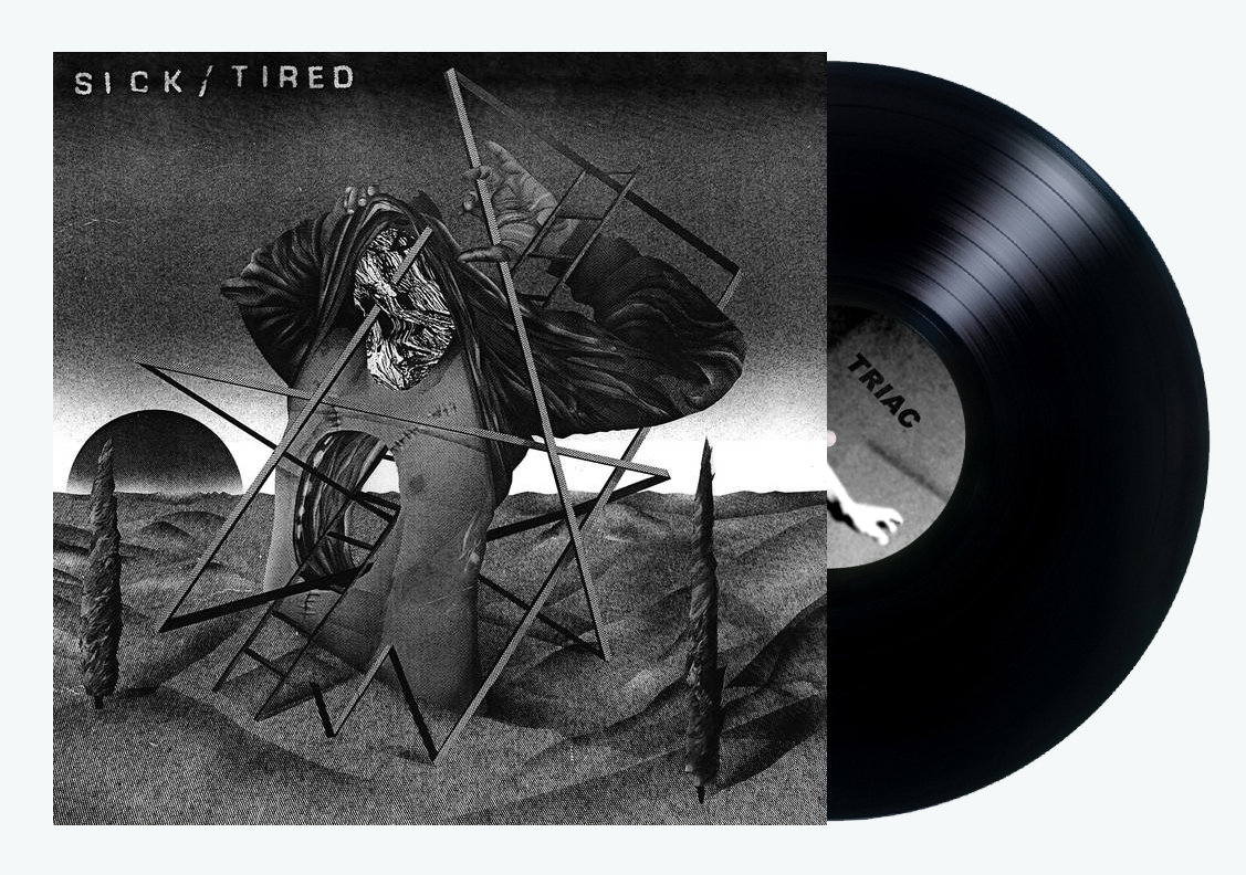 Triac / Sick/Tired - split LP (black vinyl)